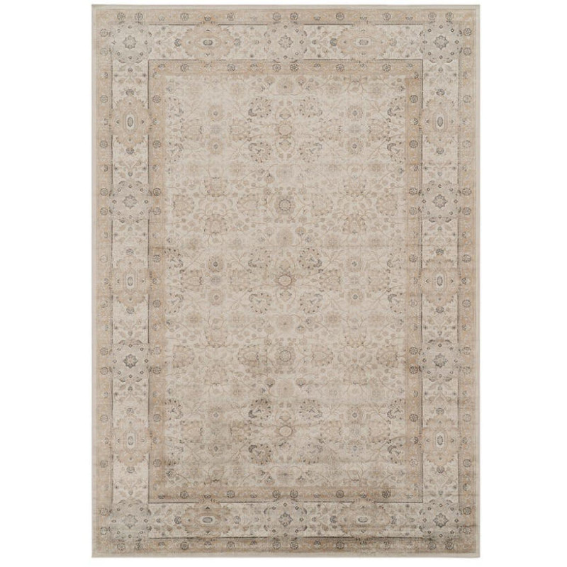 Grand tapis vintage beige 200x300 cm Ampudia Ixia - 1
