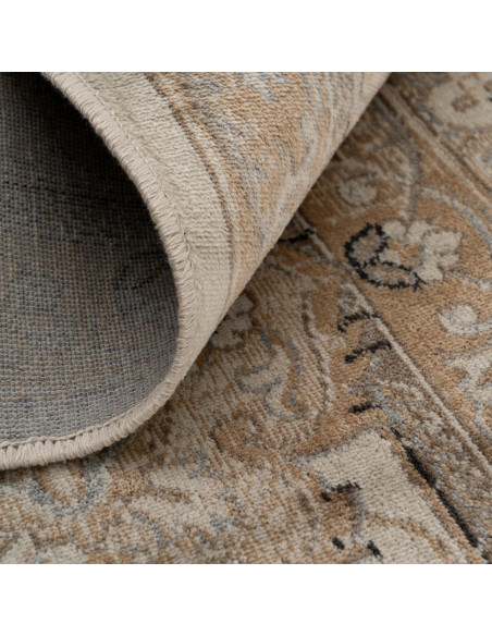 Grand tapis vintage beige 200x300 cm Ampudia Ixia - 3