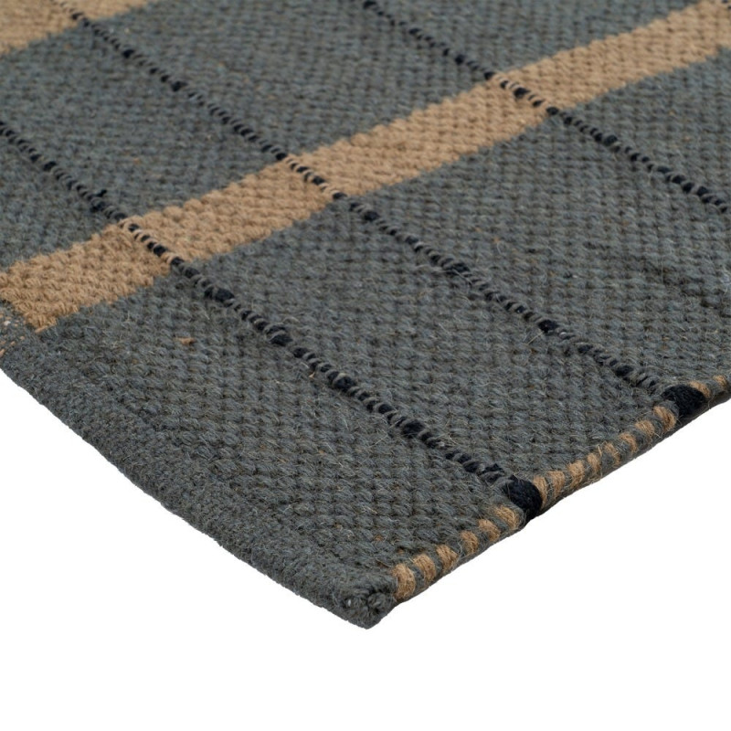 Grand tapis rayé laine coton 200x300 cm Turegano Ixia - 2