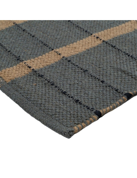Grand tapis rayé laine coton 200x300 cm Turegano Ixia - 2