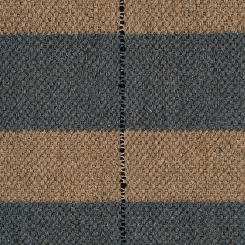 Grand tapis rayé laine coton 200x300 cm Turegano Ixia - 6