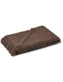 Plaid alpaga laine marron 140x240 cm Julia