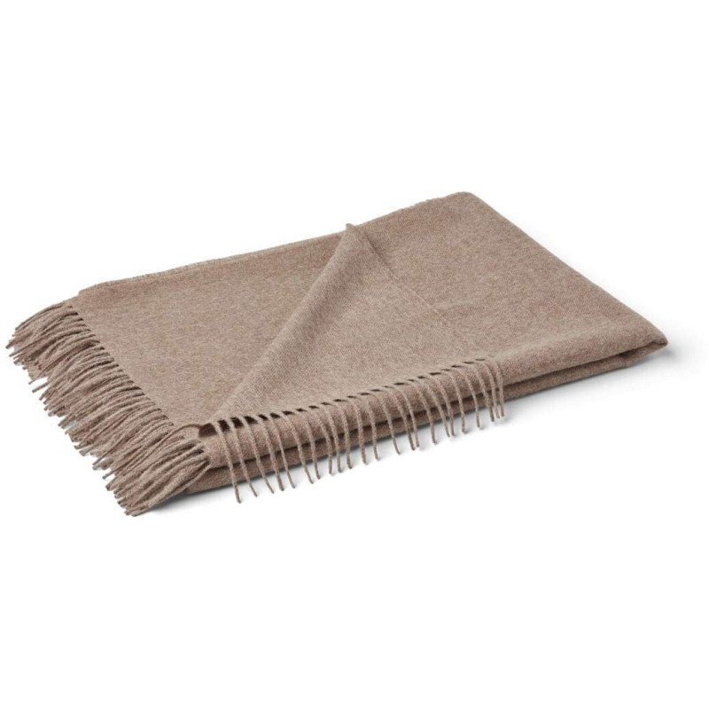 Plaid baby alpaga taupe 130x200 cm Amanda Natures Collection - 1