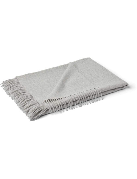 Plaid baby alpaga gris clair 130x200 cm Amanda Natures Collection - 1