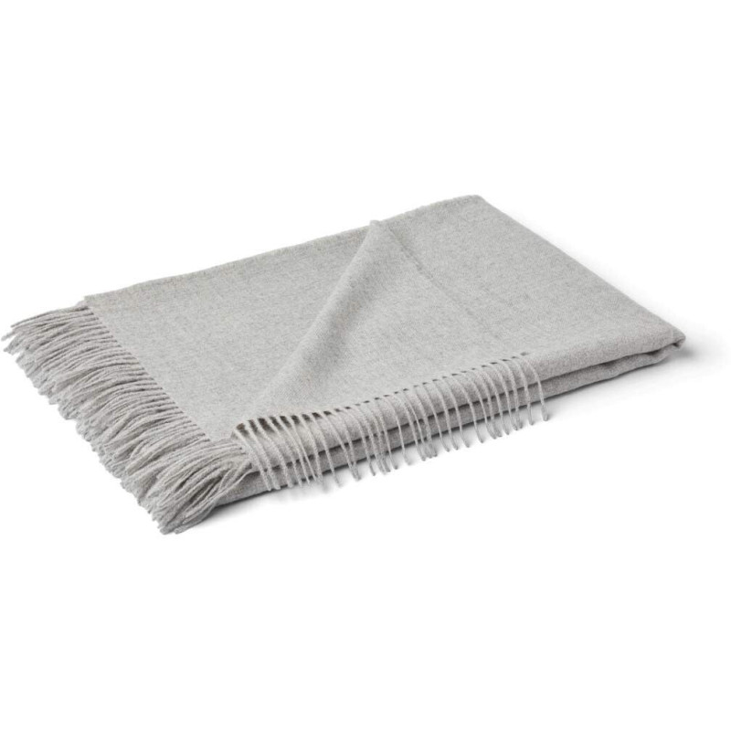 Plaid baby alpaga gris clair 130x200 cm Amanda Natures Collection - 1