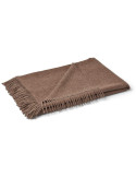 Plaid baby alpaga marron 130x200 cm Amanda