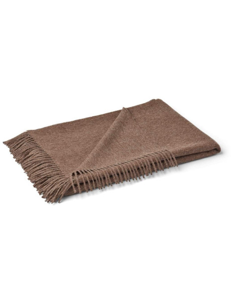 Plaid baby alpaga marron 130x200 cm Amanda Natures Collection - 1