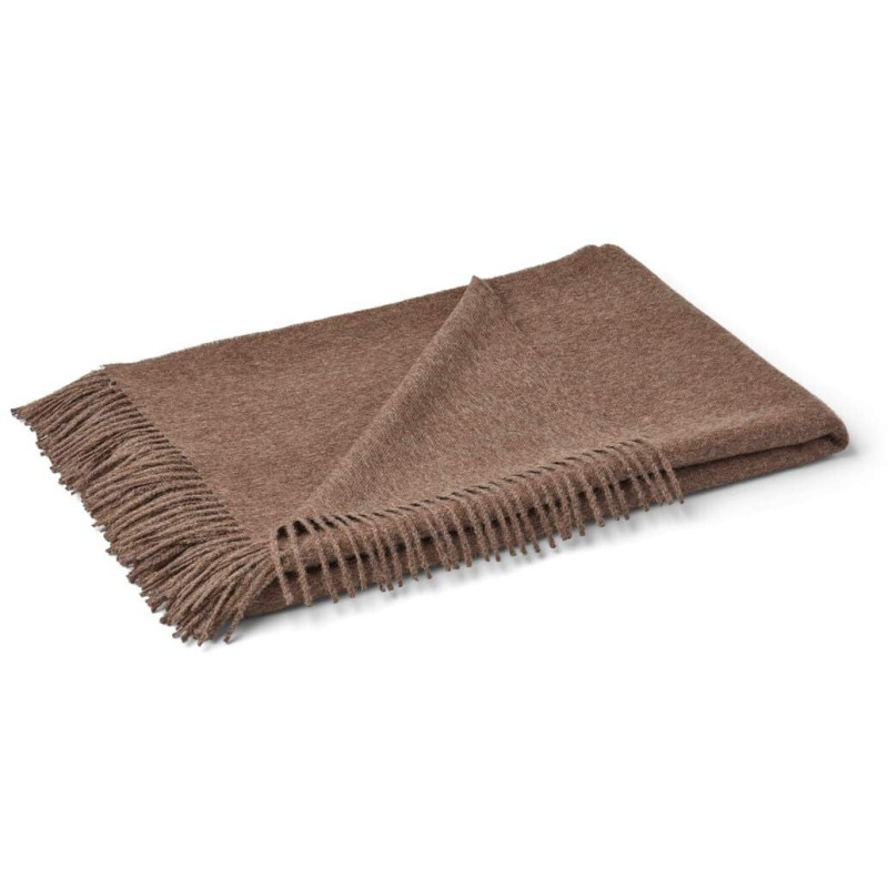 Plaid baby alpaga marron 130x200 cm Amanda Natures Collection - 1