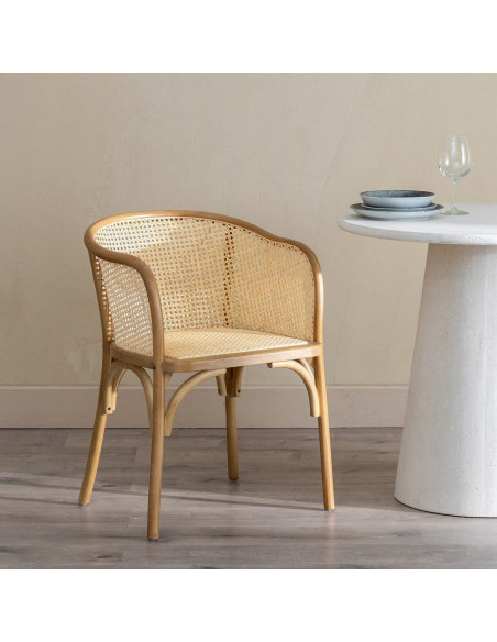 Chaise rotin 56 x 58 cm Nerja Ixia - 2