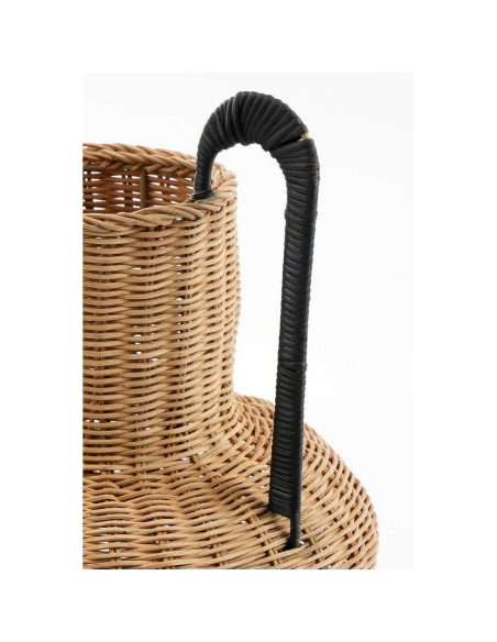 Vase décoratif en rotin marron clair 40x42 cm Almonaster  - 3
