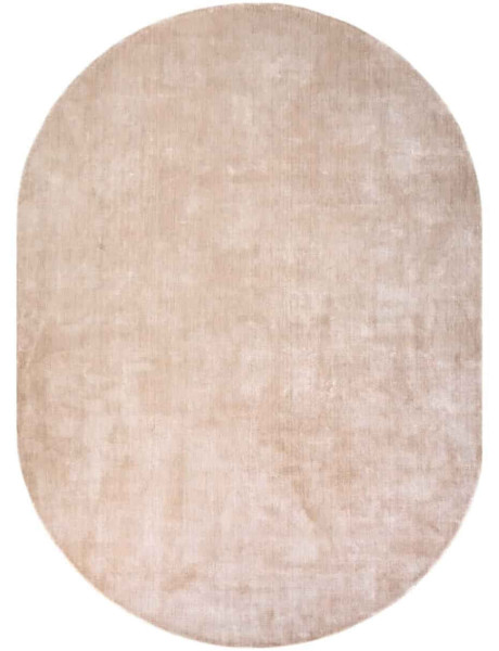 Grand tapis ovale beige viscose coton 220x320 cm Millav Richmond Interiors - 1