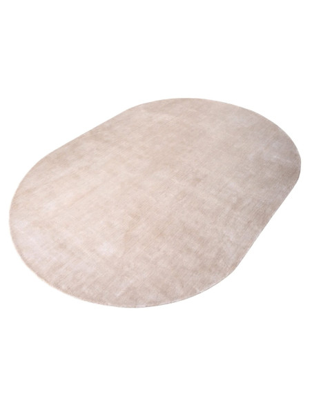 Grand tapis ovale beige viscose coton 220x320 cm Millav Richmond Interiors - 2