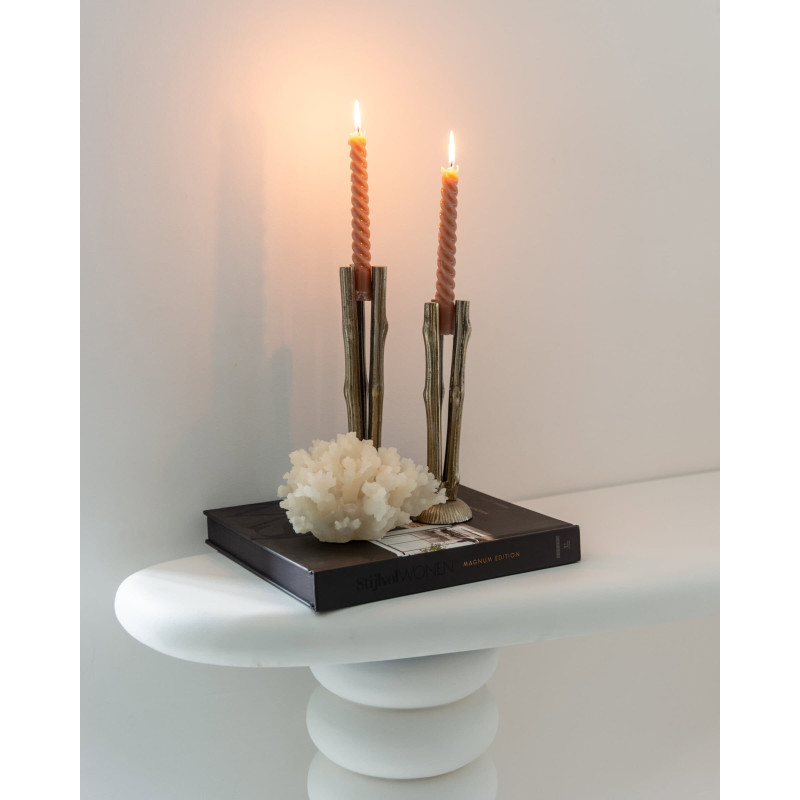 Console blanche organique finition plâtre 170 cm Bloomstone Richmond Interiors - 8