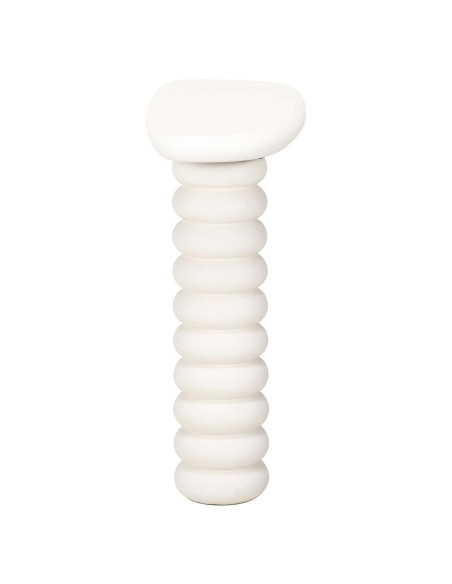 Console blanche organique finition plâtre 170 cm Bloomstone Richmond Interiors - 4