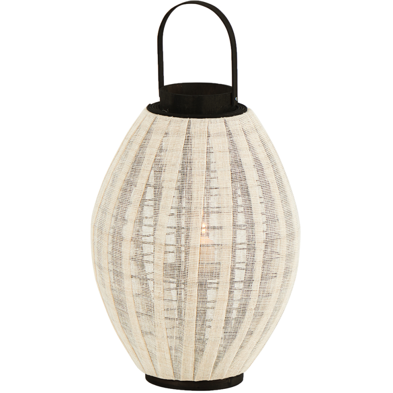 Lanterne photophore bambou lin 47 cm Nema  - 2
