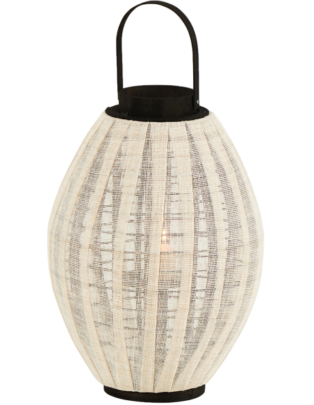 Lanterne photophore bambou lin 47 cm Nema  - 2