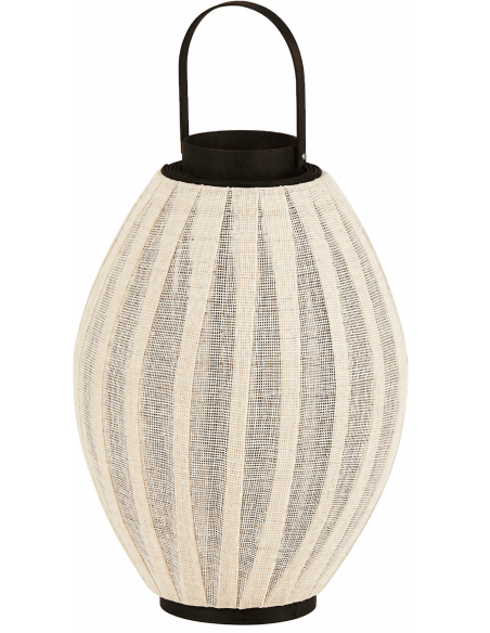 Lanterne photophore bambou lin 47 cm Nema  - 1
