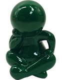 Statuette décorative verte en résine 16 cm Amigo Sitting