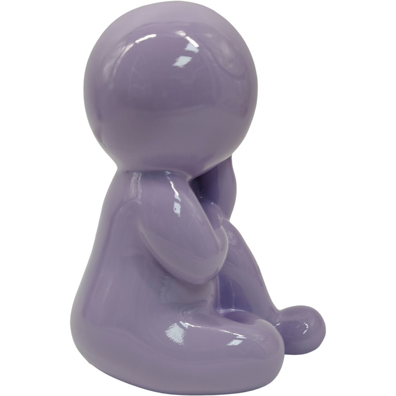 Statuette décorative mauve en polyrésine 20 cm Amigo Dreaming Present Time - 2