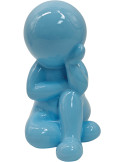 Statuette décorative bleue en polyrésine 20 cm Amigo Dreaming