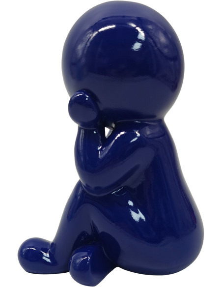 Statuette bleue en polyrésine 20 cm Amigo Dreaming Present Time - 2
