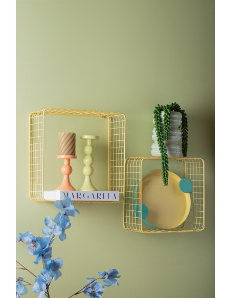 Vase décoratif vert tendre en céramique 19,5 cm Macaron Present Time - 2