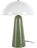 Lampe champignon vert olive Ø30x42 cm Vidrio Centro