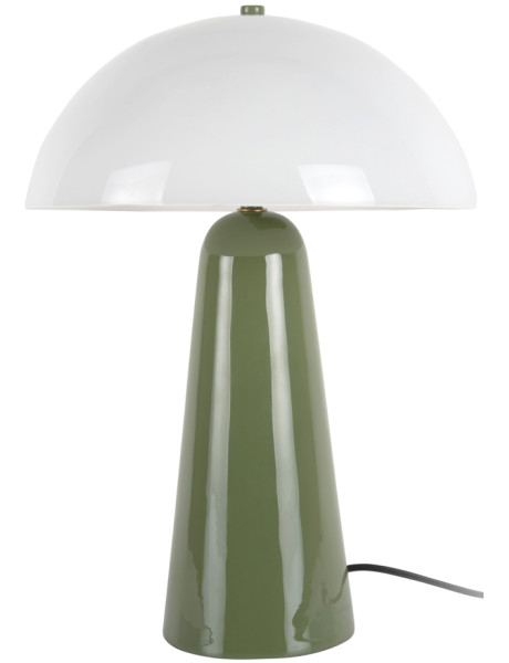 Lampe champignon vert olive Ø30x42 cm Vidrio Centro Leitmotiv - 1