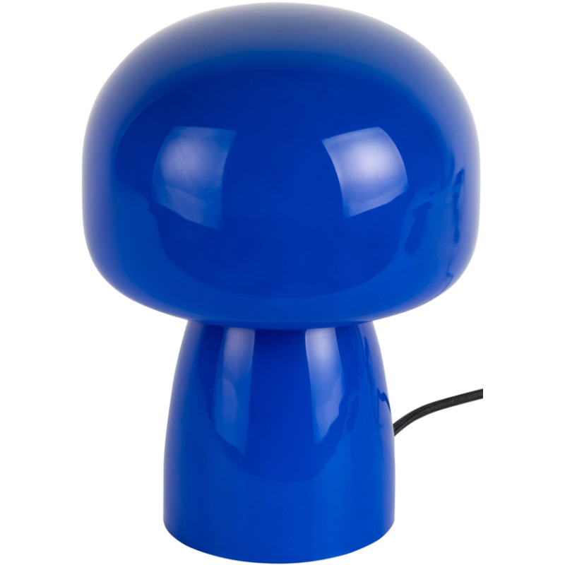 Lampe champignon verre bleu cobalt Ø15x20 cm Fervor Leitmotiv - 1