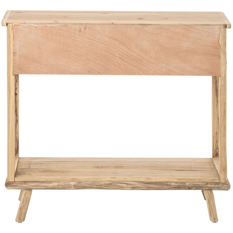 Console d’entrée 3 tiroirs en pin naturel 92x35,5x79,5 cm Orvanelle J-Line - 7