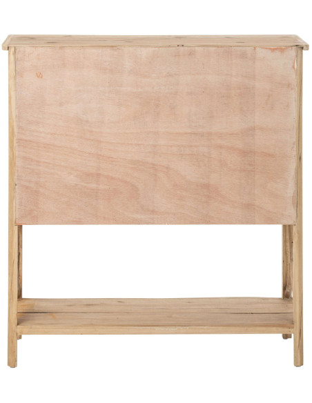 Commode 12 tiroirs en pin naturel 100,5x36,5x104,5 cm Orvanelle J-Line - 8