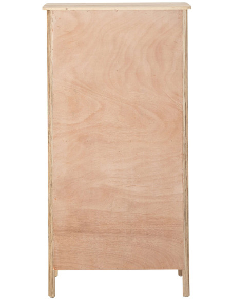 Chiffonnier 16 tiroirs en pin naturel 66x36x127 cm Orvanelle J-Line - 7