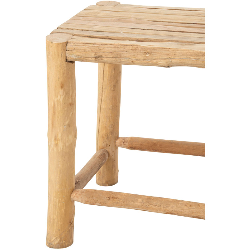 Lot de 2 tables d’appoint en pin naturel Orvanelle J-Line - 5