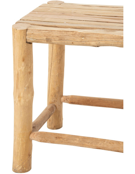 Lot de 2 tables d’appoint en pin naturel Orvanelle J-Line - 5