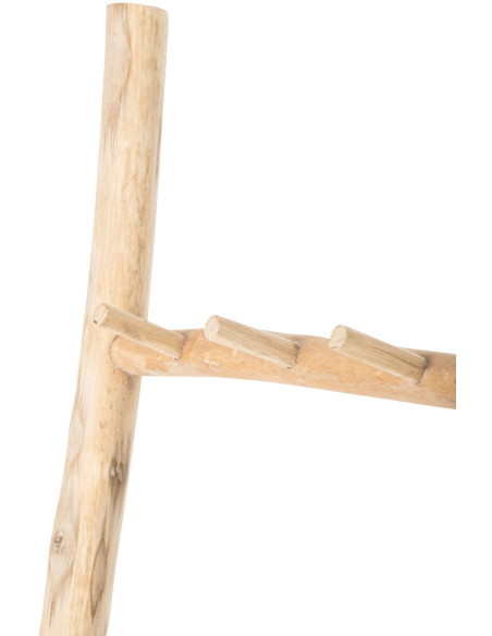 Échelle décorative porte-serviettes en pin naturel 43x12,5x157,5 cm Orvanelle J-Line - 3