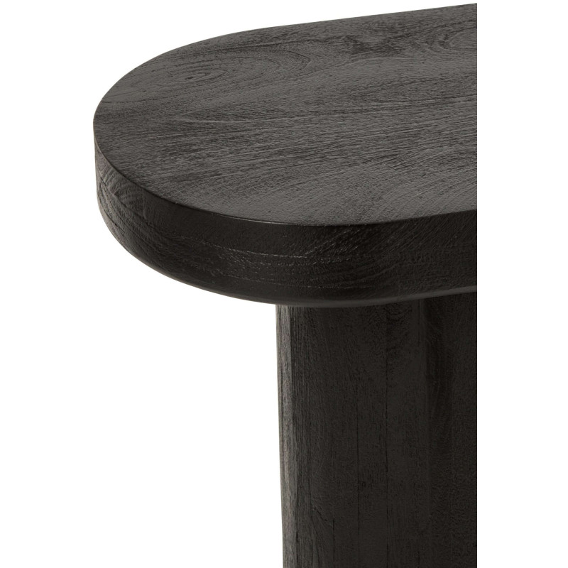 Console d’entrée en manguier noir 152x41x76 cm Caldora J-Line - 4