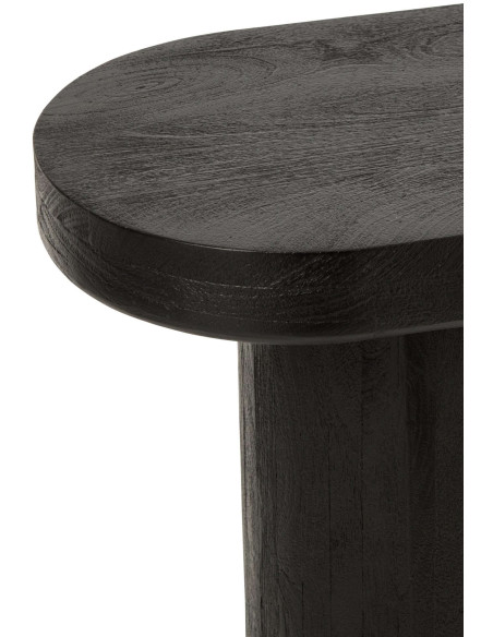 Console d’entrée en manguier noir 152x41x76 cm Caldora J-Line - 4