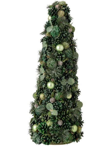 Sapin de Noël artificiel pommes de pin 70 cm Hivernélia J-Line - 1