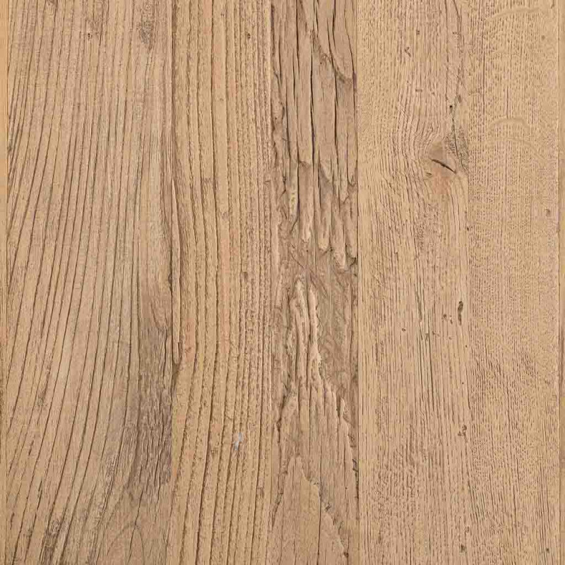 Buffet 6 portes bois d’orme beige 160x45x84 cm Ormavelle  - 8