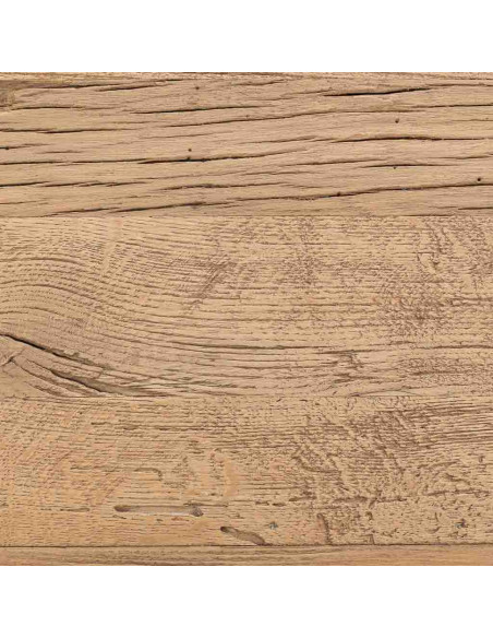 Buffet 6 portes bois d’orme beige 160x45x84 cm Ormavelle  - 9