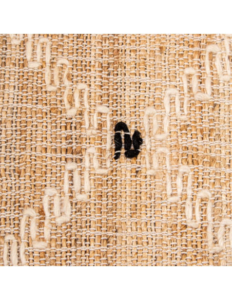 Tapis jute et coton naturel motif berbère 80x160 cm Tazrane  - 3