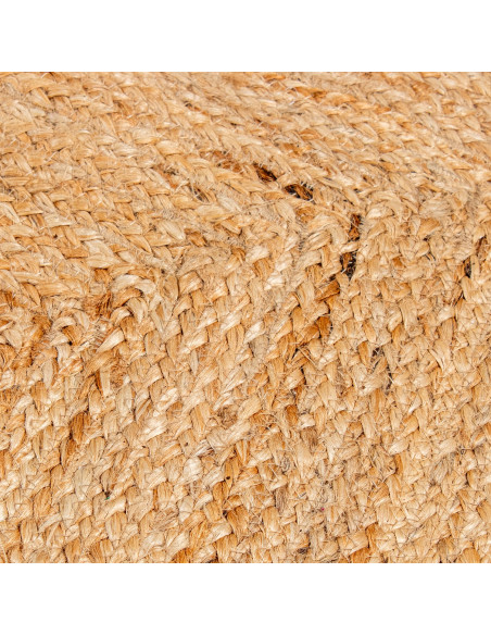 Tapis jute naturel bord festonné 120x170 cm Varellia  - 6