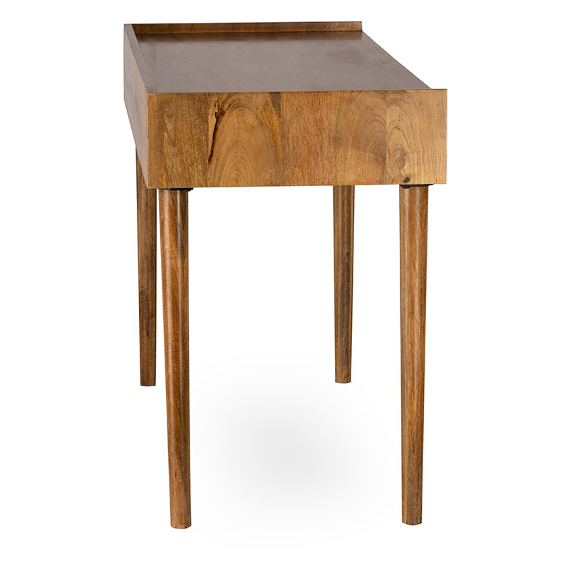 Bureau en bois de manguier avec tiroir 110x50x76 cm Kinara  - 4