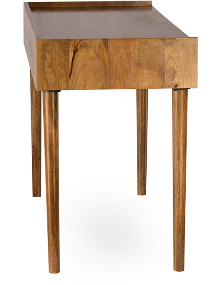 Bureau en bois de manguier avec tiroir 110x50x76 cm Kinara  - 4
