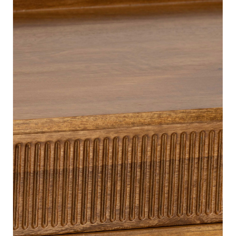 Bureau en bois de manguier avec tiroir 110x50x76 cm Kinara  - 5