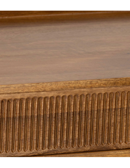 Bureau en bois de manguier avec tiroir 110x50x76 cm Kinara  - 5