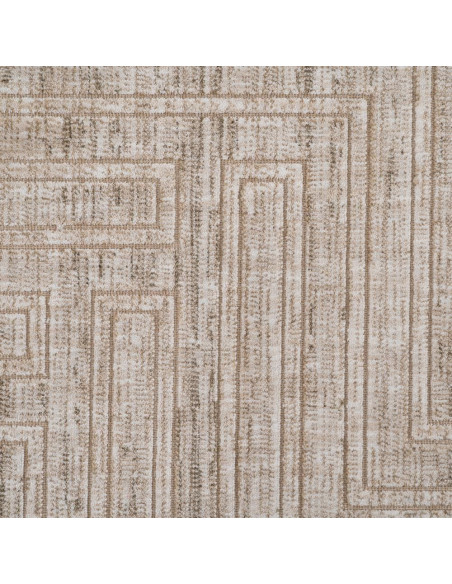 Tapis géométrique naturel en viscose et polyester 200x300 cm Mavrenza Ixia - 6