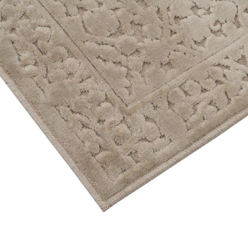 Tapis floral naturel en viscose et polyester 200x300 cm Kardamyli Ixia - 2
