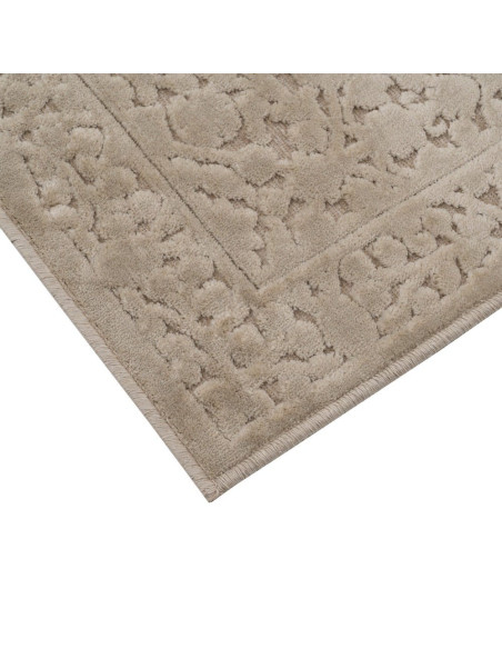 Tapis floral naturel en viscose et polyester 200x300 cm Kardamyli Ixia - 2