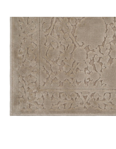 Tapis floral naturel en viscose et polyester 200x300 cm Kardamyli Ixia - 4